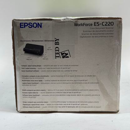 New Epson WorkForce ES-C220 Compact Color Scanner
