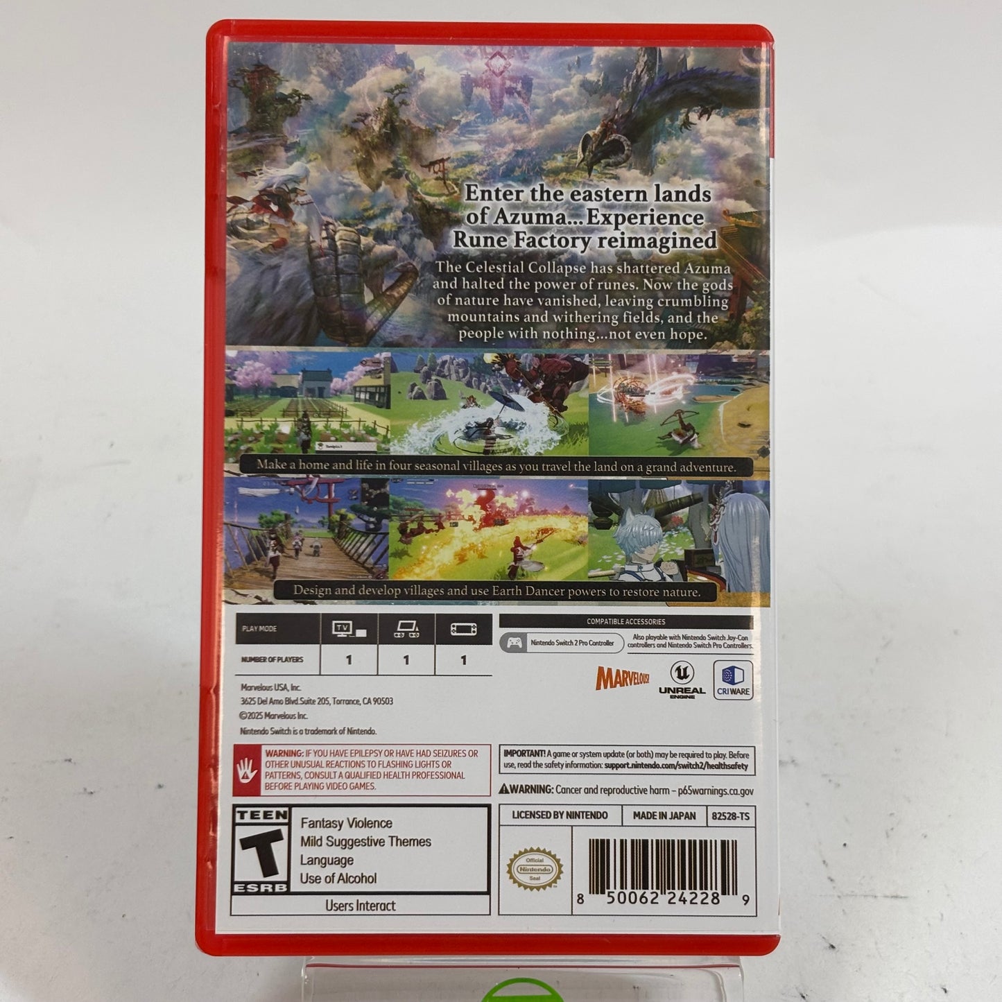 Rune Factory: Guardians Of Azuma (Nintendo Switch, 2025) 
