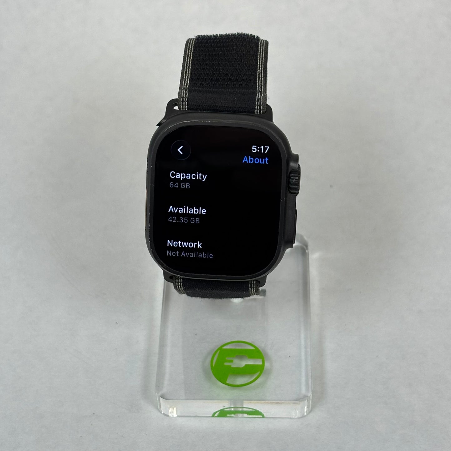 Unlocked Apple Watch Ultra 3 49MM Black Titanium Black Trail Loop MF1H4LW/A