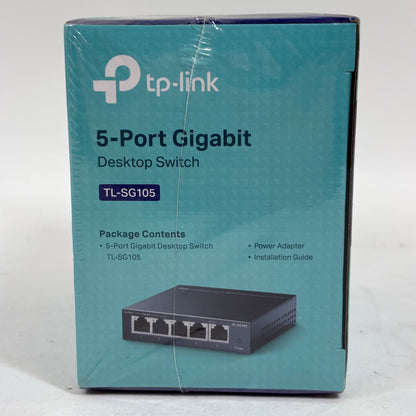 New TP-Link TL-SG105 5-Port Gigabit Desktop Switch TL-SG105
