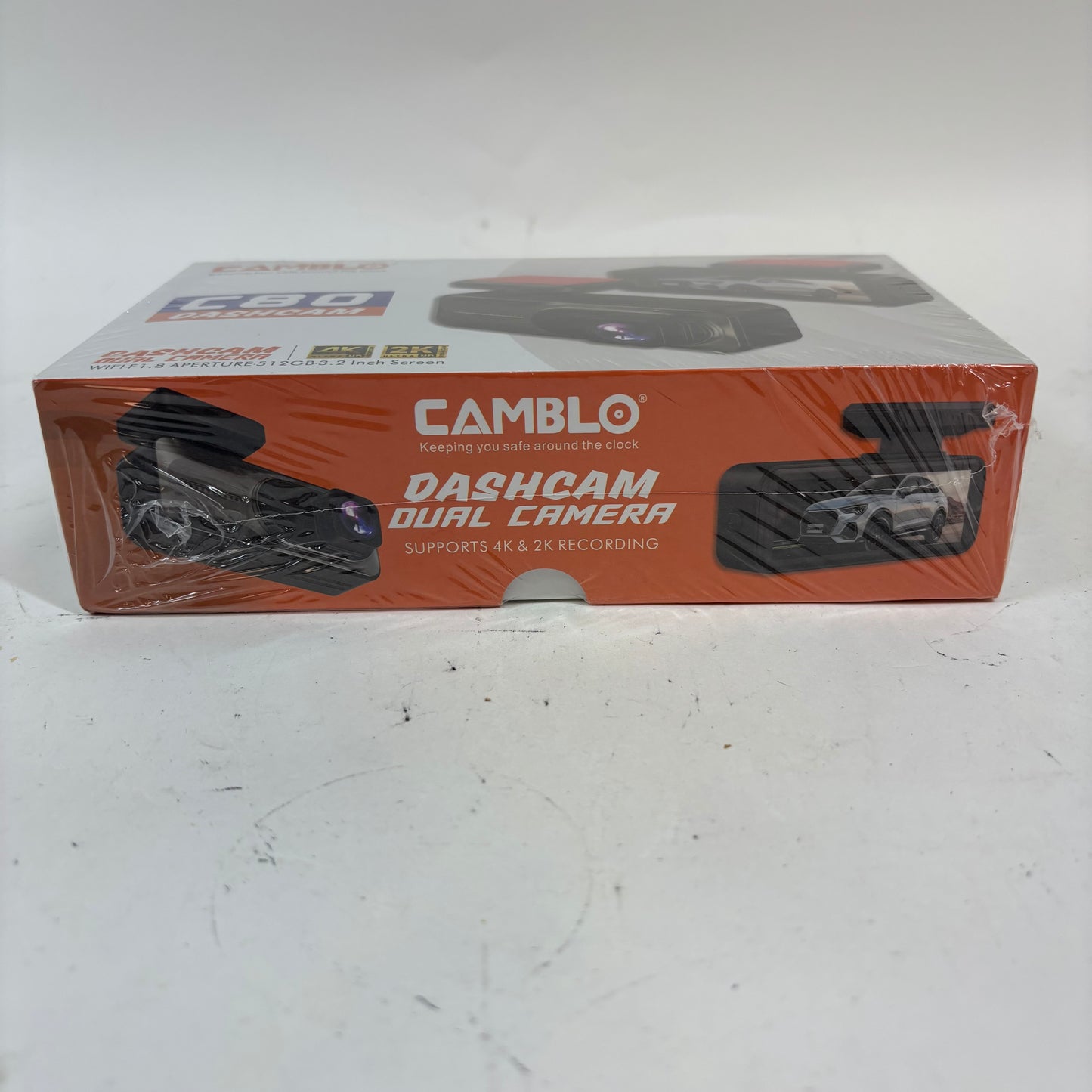 New Camblo C80 Car Dashcam Camera 4K Front & 2K Back 2 Channel