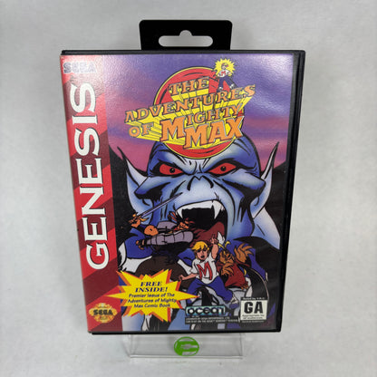 Adventures of Mighty Max (Sega Genesis, 1995) Complete