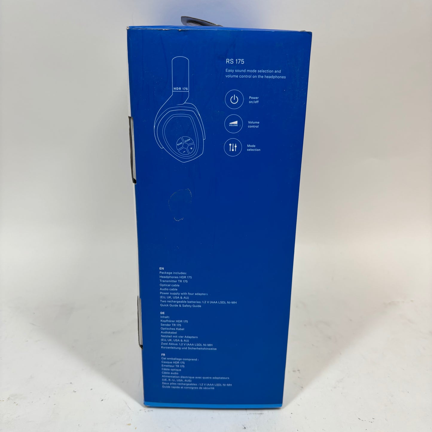 New Sennheiser RS 175 Wireless Over-Ear Bluetooth Headphones Black RS-175