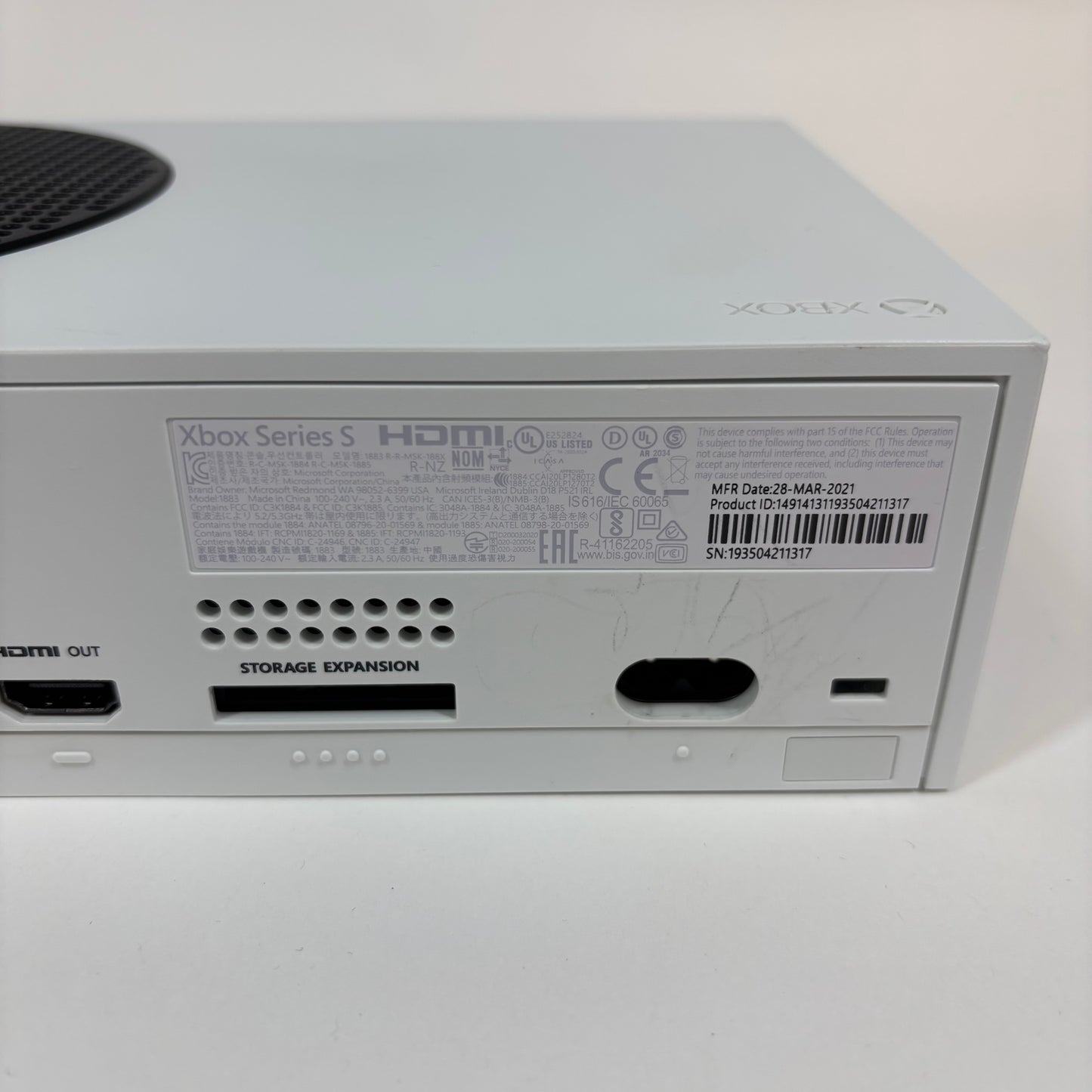 Microsoft Xbox Series S 512GB Console Gaming System Robot White 1883