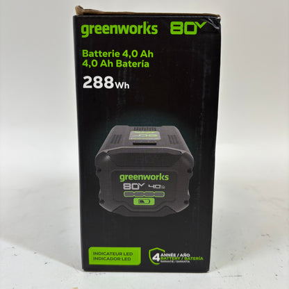 New Greenworks 80v 4.0Ah 288Wh Battery BAB742