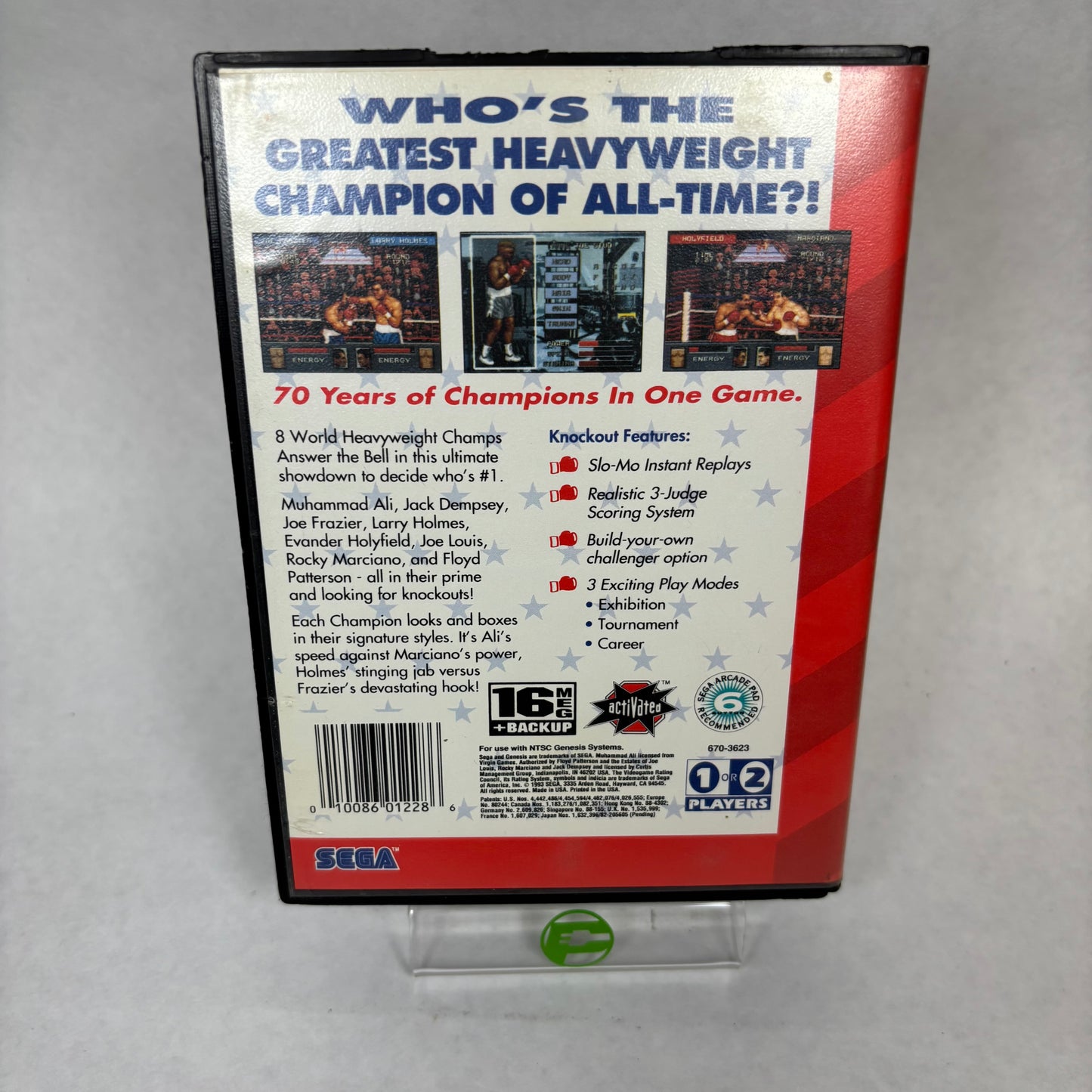 Greatest Heavyweights (Sega Genesis, 1994) Complete