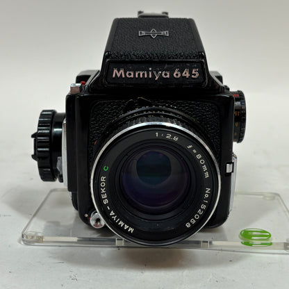 Mamiya M645 Medium Format Film Camera w/ Sekor C 80mm f/2.8