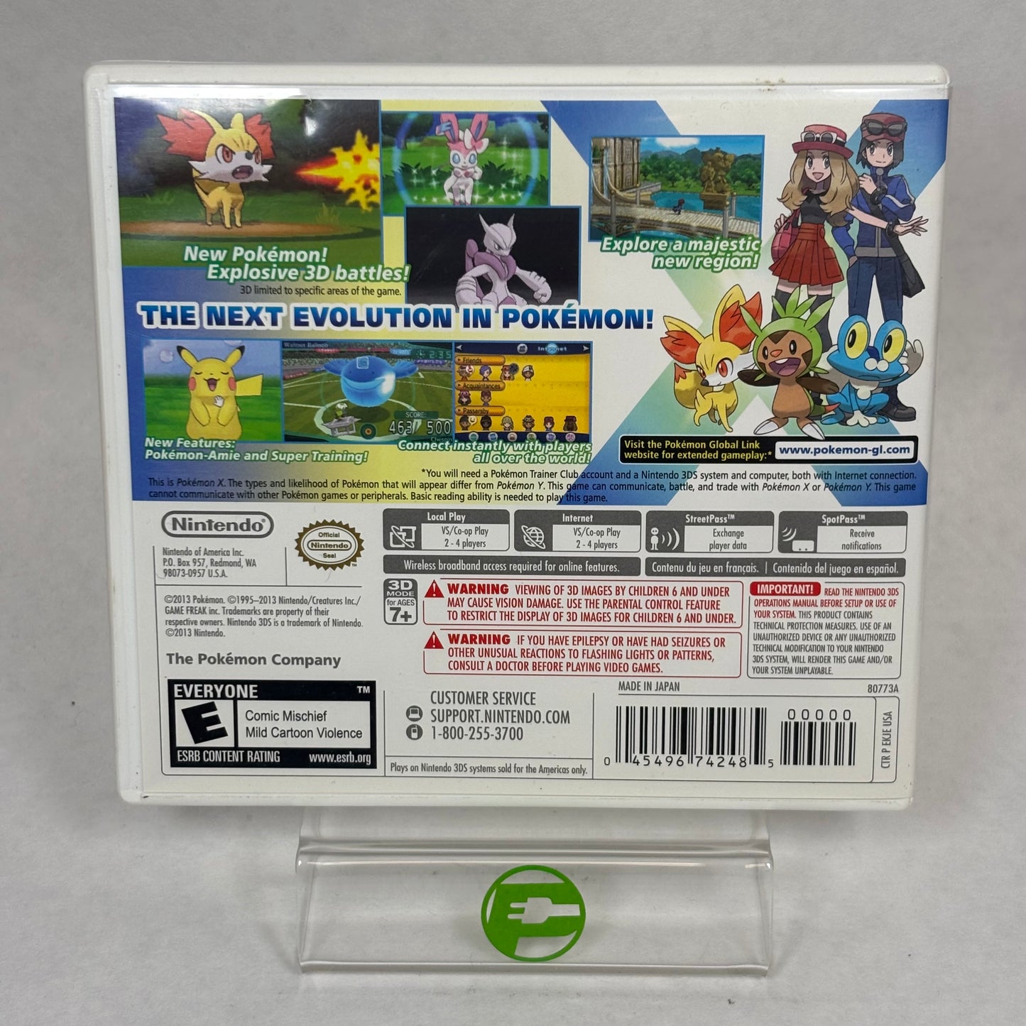 Pokemon X (Nintendo 3DS, 2013)