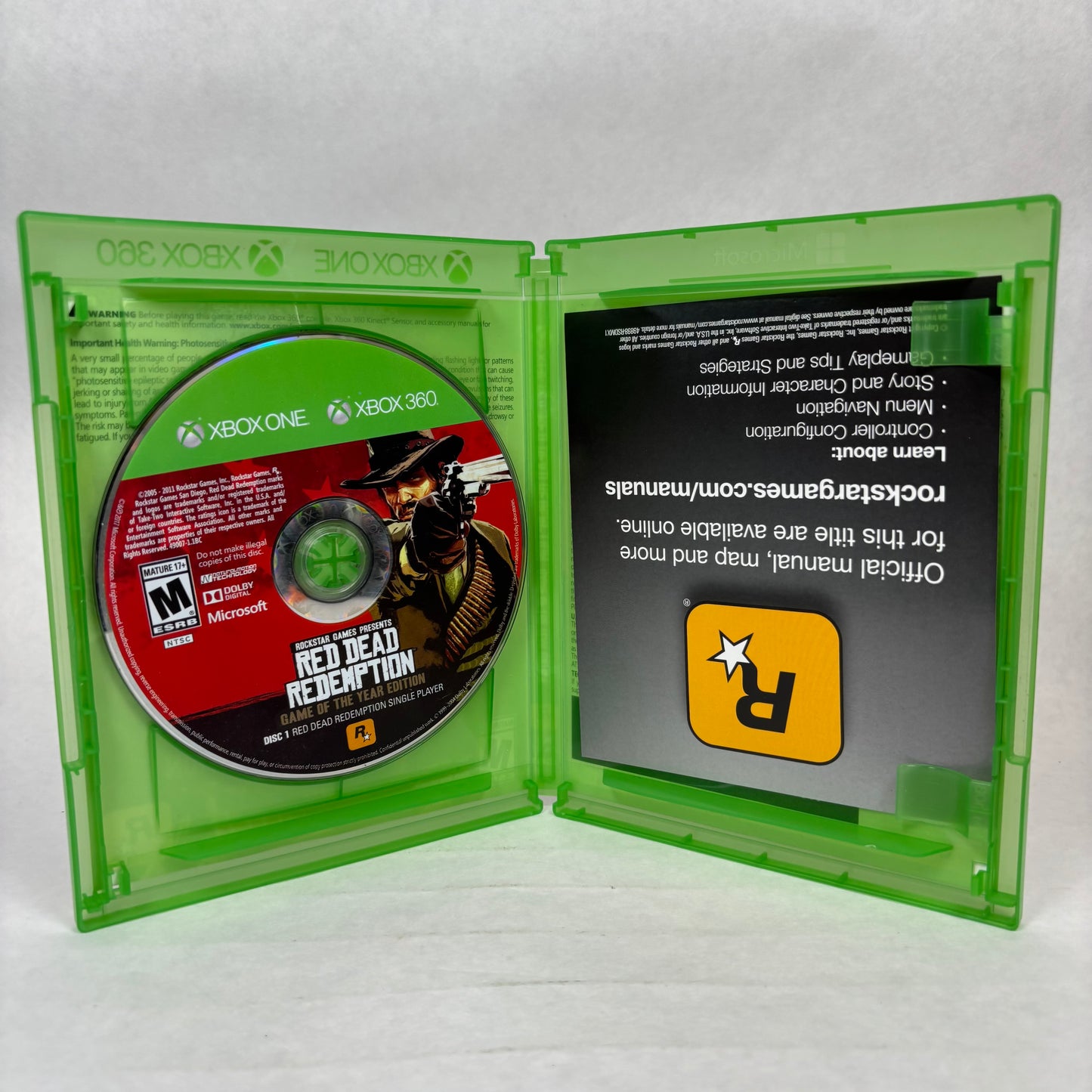 Red Dead Redemption [Game of the Year] (Microsoft Xbox One, 2016) Complete