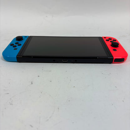 Nintendo Switch OLED Console Gaming System HEG-001 Red/Blue