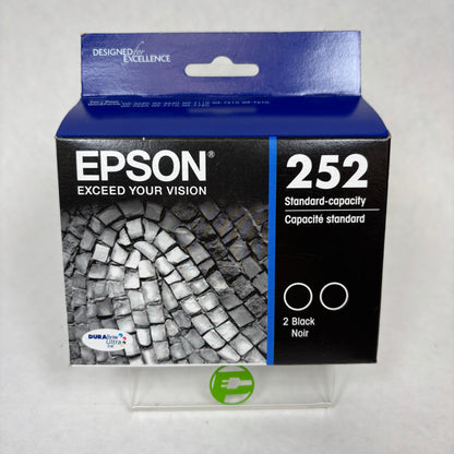 New Epson 252 T252120-D2 Black Ink Cartridge