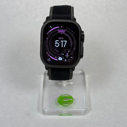 Unlocked Apple Watch Ultra 3 49MM Black Titanium Black Trail Loop MF1H4LW/A