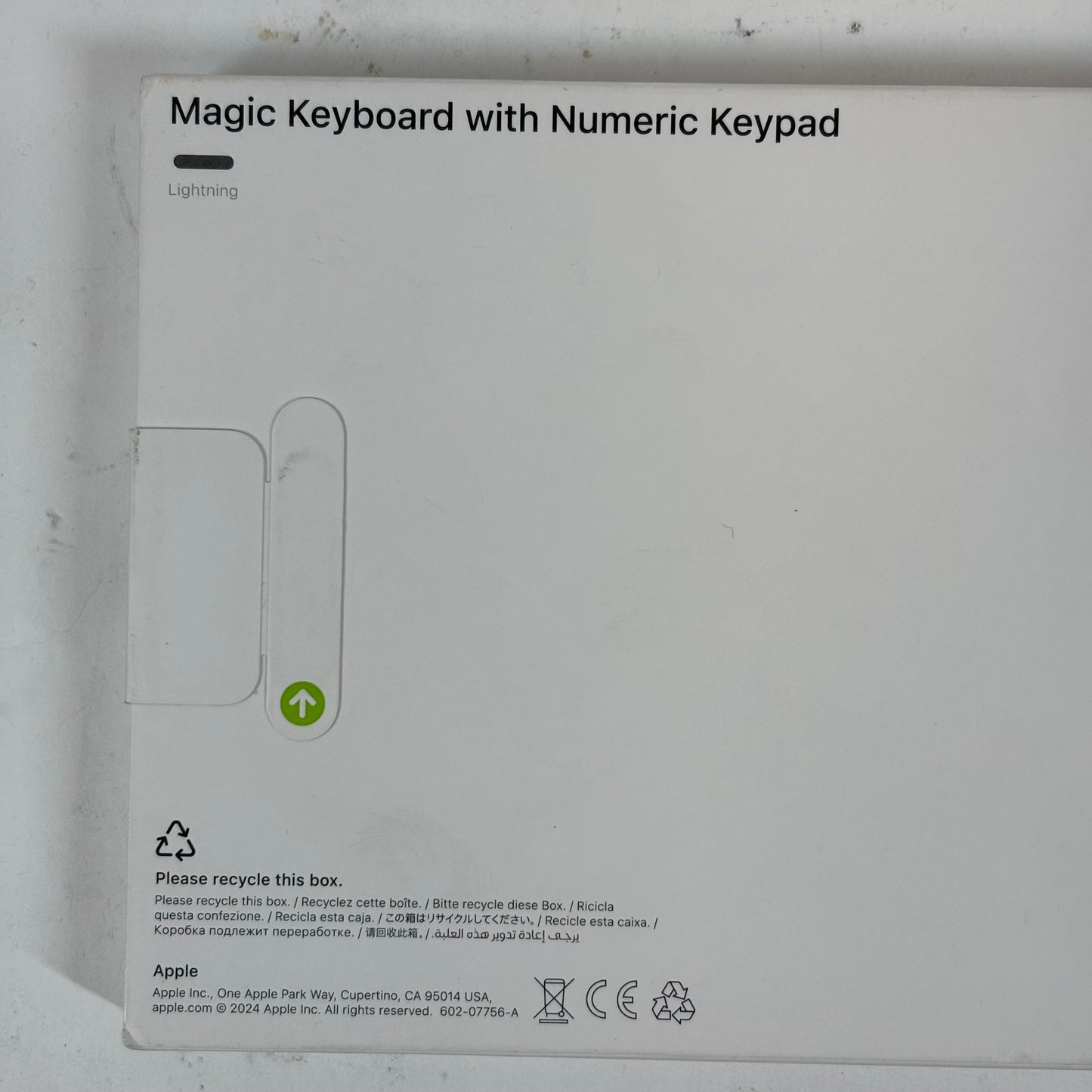 New Apple Magic Keyboard with Numeric Keypad A1843 Silver