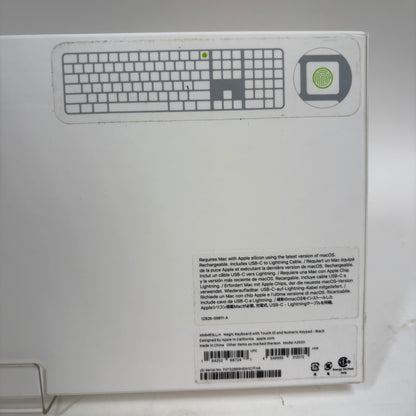 New Apple Magic Keyboard 2 with Touch ID and Numeric Keypad A2520 Silver