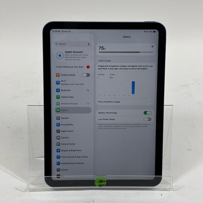 WiFi Only Apple iPad 10th Gen 64GB Blue MQ6K3LL/A
