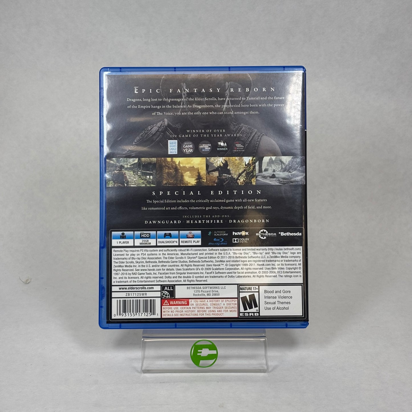 Elder Scrolls V: Skyrim [Special Edition] (Playstation 4, 2016)